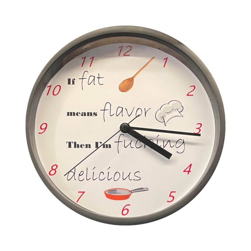 Kitchen Delicious 9" Wall Clock